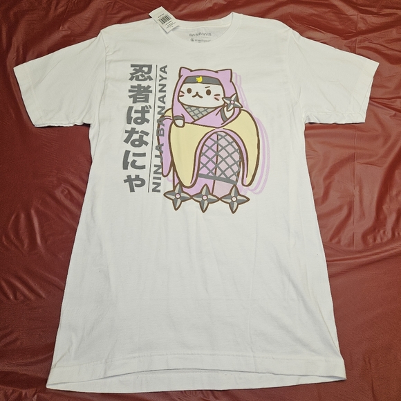 Hello Kitty Ninja Banaya szM & 2XL N.W.T. White & Lilac w/Yellow Peeled Banaya - Picture 7 of 7